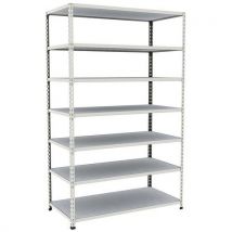 Rayonnage D'archives Rapid 2 1980x1220x610 7 Tab Metal Gris