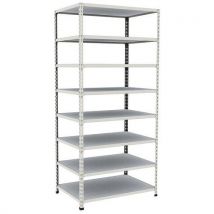 Rayonnage D'archives Rapid 2 1980x915x610 8 Tab Metal Gris
