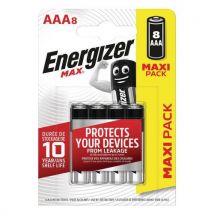 Piles Max Aaa - Lot De 8 - Energizer