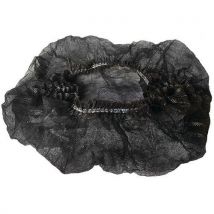 Charlotte Jetable Noire Alimentaire Haccp - Unisexe