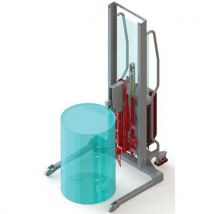 Gerbeur Semi-électrique Pince Automatique 1 Fût Levfix300