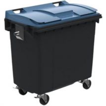 Conteneur 770l Couvercle Bleu Tourillon Metal Renforce Metal