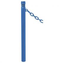 Potelet Province Ø76 Mm Chaines 1 Anneau City Bleu 5010