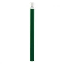 Procity - Potelet Agglo Haute Visibilité Ø 102 mm Vert 6005/Blanc 9010 - 148 cm - Métal - Fixation à sceller