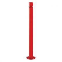Potelet Inclinable Amortichoc Agglo - Zinc Rouge 3020