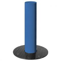 Procity - Borne rétractable Barcelone Ø 16 cm - Bleu - Métal - 70.5 cm Hauteur - Fixation à sceller