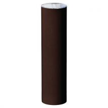 Borne Province Ø 16 Cm Inox Brossé - Zinc Marron 8017