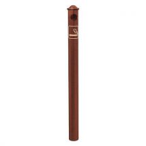 Potelet Cendrier Ø 76 Mm Pommeau Agora - Zinc Aspect Corten