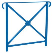 Barrière Héritage Rosace 80 Cm Double Crosse - Bleu 5010