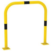 Arceau De Protection Simple 1 M Jaune Avec Bandes Noires