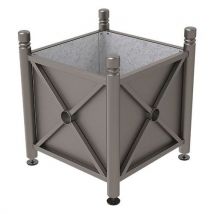 Jardinière Acier Province City 80 X 80 Cm - Gris Procity