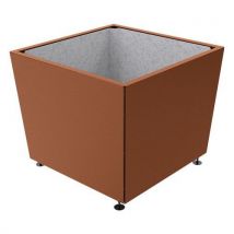 Jardinière Olbia 117 X 117 Cm - Aspect Corten