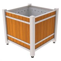 Jardinière Sarlat 123 X 123 Cm - Chêne Clair/gris 7044