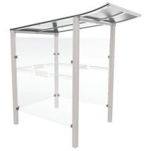 Abri Caisse Modulo 1.30 M Avec Bardages Latéraux - Gris 7044