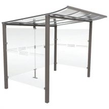Abri Caisse Modulo 2.50 M Bardages Latéraux Gris Procity