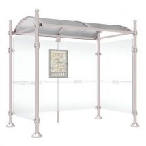 Abri Bus 2.50 M Province 2 Bardages Lat. Boule Gris 7044