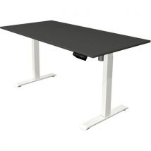 Bureau Réglable Move 1 - Blanc - 160x80 Cm - Anthracite