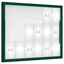 Vitrine D'affichage Classique 108 X 133 Cm - Verre - Vert 6005