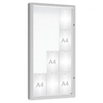 Vitrine D'affichage 2000 Verre 135 X 75 Cm - Anodisé