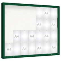 Vitrine D'affichage 2000 Verre 135 X 171 Cm - Vert 6005