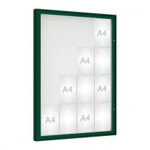 Vitrine D'affichage 1000 - 135x100 - Vert 6005