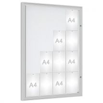 Vitrine D'affichage 1000 Verre 135 X 100 Cm - Anodisé