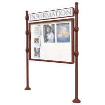 Panneau Province Simple Face 80x120cm Titre Boule Asp Corten