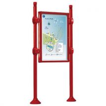 Panneau Province Simple Face 120x80 Cm City Rouge Foncé 3004