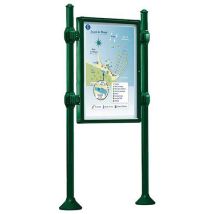 Panneau Province Double Face 120x80 Cm Agora Vert 6005