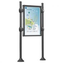 Panneau Province Double Face 120x80 Cm Agora Gris Procity