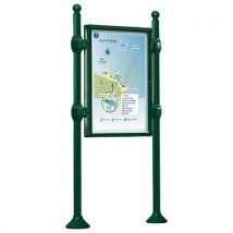 Panneau Province Double Face 120x80 Cm Boule Vert 6005