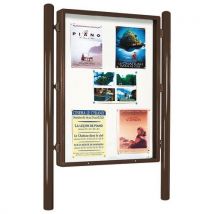 Panneau Carrefour Double Face 170x125.5 Cm Marron 8017