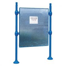 Panneau Affch. Double Face 167x122.5 Cm City Bleu 5010