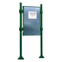 Panneau Affch. Double Face 167x122.5 Cm Agora Vert 6005