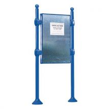 Panneau Affch. Double Face 167x122.5 Cm Boule Bleu 5010