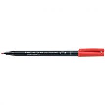 Marqueur Lumocolor Pointe Fine Encrcol.:rouge