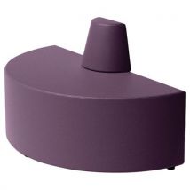 Canapé Ellipto Demi Cercle Assise 41 Cm Simili Cuir Violet