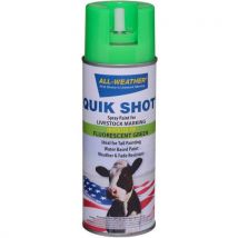 Aérosol De Peinture Pour Bétail Quik-shot Fluo Vert