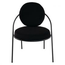 Chauffeuses Sat Structure Noir Assise Simili-cuir Noir