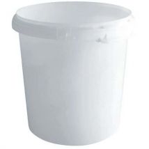 Seau Plastique Blanc - 27 L