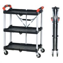 Chariot À Plateforme Pliable 3 Étagères