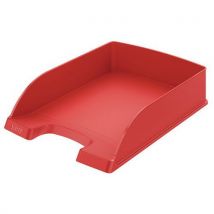 Corbeille À Courrier Plus Opaque En Polystyrène Rouge