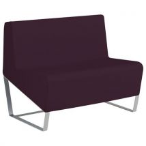 Banquette 2 Places Facett Pvc Urban Prune