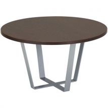 Table Basse Ronde Facett Brun Wengé