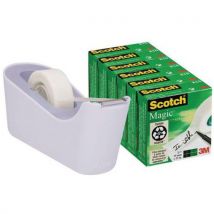 Scotch C18 Lavande + 6 Rouleaux Scotch Magic 19mm X 33m