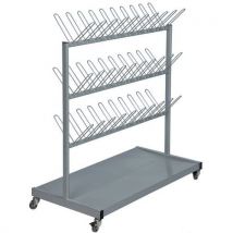 Chariot Support À Chaussures Sur 4 Roues - Km125264