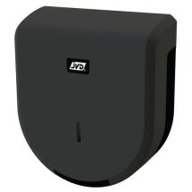 JVD - Distributeur Papier Toilette Cleanline Jumbo 400m Noir - ABS Éco-responsable - Fenêtre Niveau