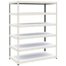 Rayonnage Manutan Rapid 1 2440x1830x915 6 Tab Gris Méla