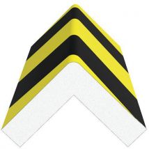 Protecteur Carré Large Angle-coin - Noir Et Jaune