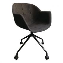Chaises Gant Pied Noir Assise Anthracite